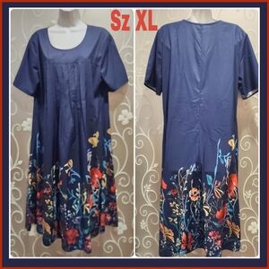 WOMENS LOVELY FLORAL DRESS SIZE XL (UNUSED)